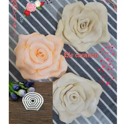 New Roses flowers Metal Cutting Dies Decorative DIY Scrapbooking Steel Craft Die Cut Embossing Paper Cards Stencils