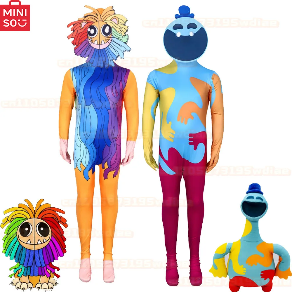 

Nightmare Critters Cosplay Costumes Lion Yarnaby Doey The Doughman Pianosaurus Jumpsuit Halloween Carnival Party Dress Up Suit