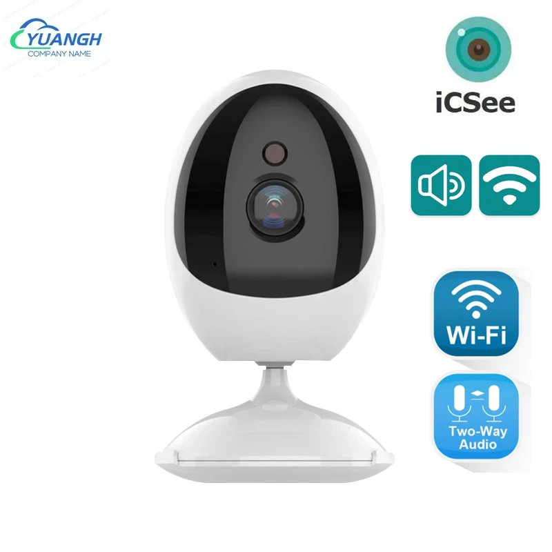 ICSee 1080P MINI WIFI Camera Smart Home Video Surveillance Indoor Wireless Security Protection Camera Two Ways Audio