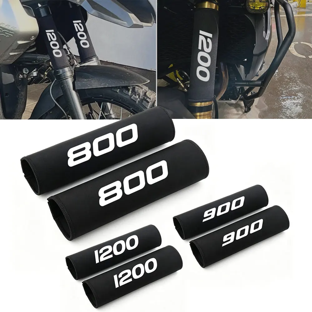 For Triumph Tiger 800 900 1200 Rally Pro Motorcycle Front Shock Absorber Dust Fork Protection Cover Accessories Black