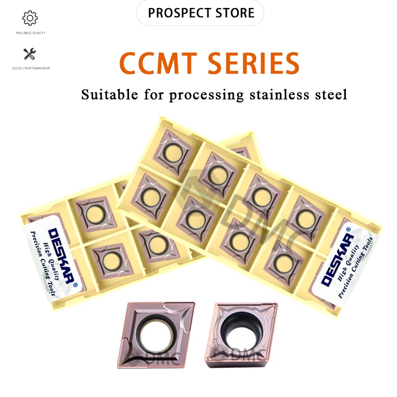 

CCMT060202/04/08 09T302/04/08 120404/08 GM MP VM Тип слота LF6018 Токарный станок с ЧПУ Обработка лезвий Инструменты из нержавеющей стали Часть