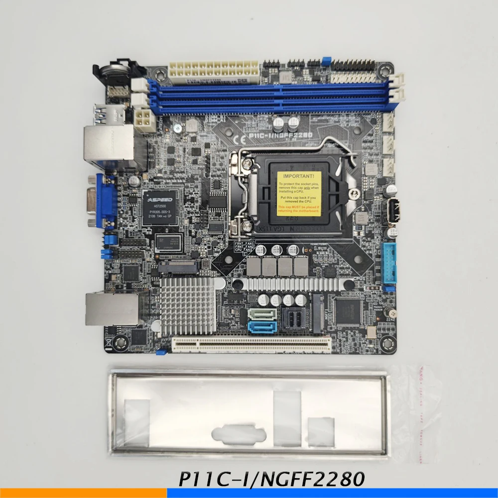 Workstation Motherboard For Asus P11C-I/NGFF2280 mini-ITX P11C-I