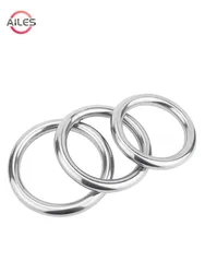 M3 to M16 Solid O Ring Welded Ring for Rigging Marine Boat Hammck Yoga Hanging Rings 15 20 30 100 130 150mm 304 Stainless Steel