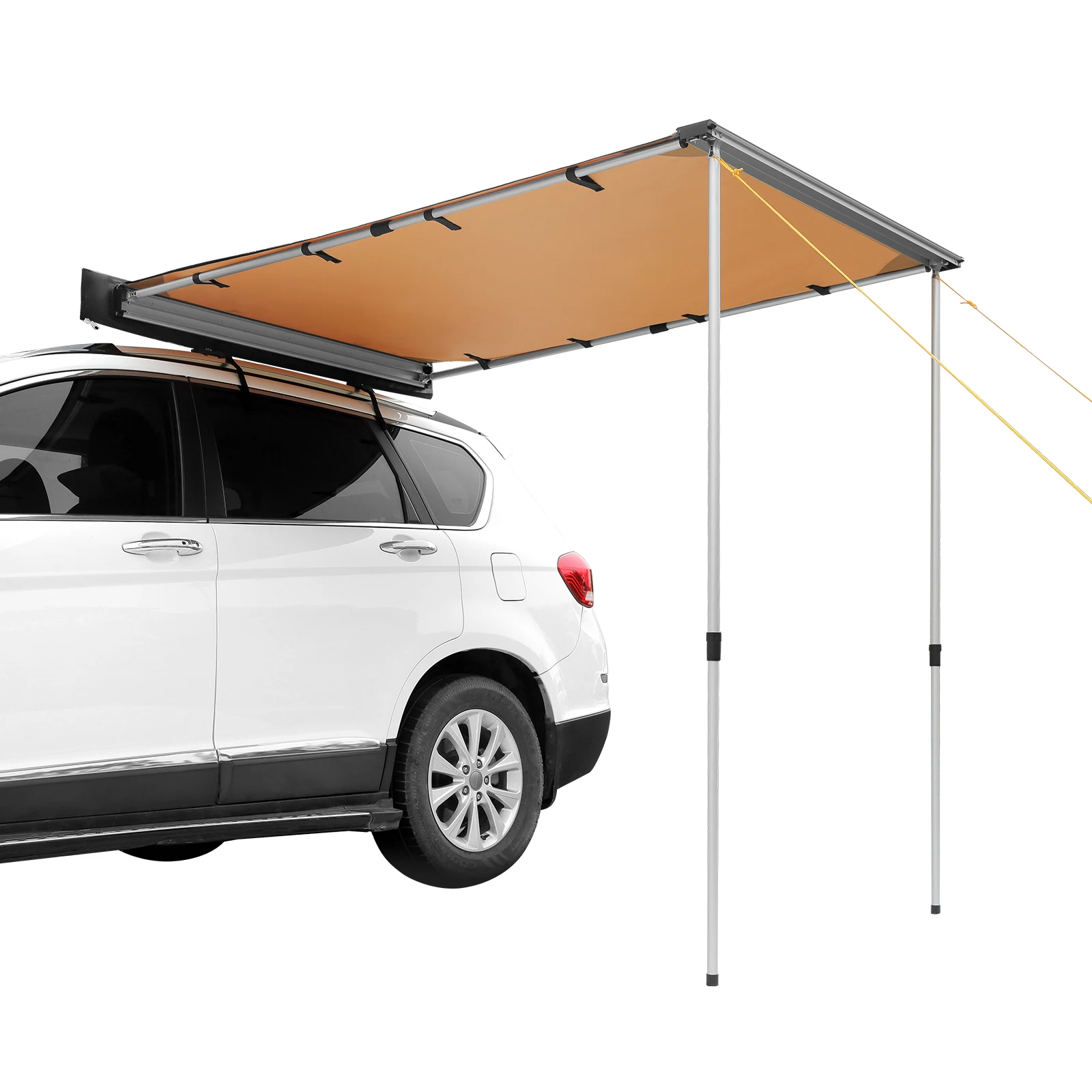 

VEVOR Car Side Awning 4.6"x6.6" Shade Coverage Vehicle Awning PU3000mm UV50+ Retractable Car Awning for Truck/SUV/Van/Campers