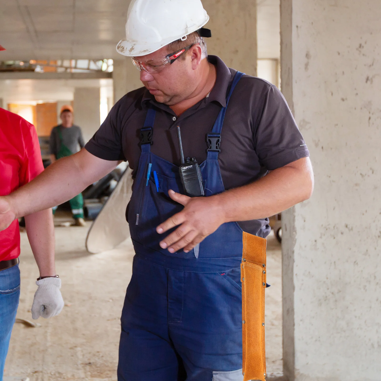 

Welding Rod Holder Anti Scald Tool Bag with Reinforced Rivets Wear Resistant Cut Resistant Electrode Storage Pouch for Welding