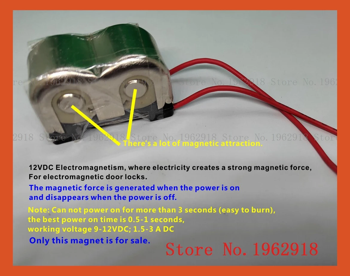 

Electromagnetism, where electricity creates a strong magnetic force,For electromagnetic door locks 12VDC