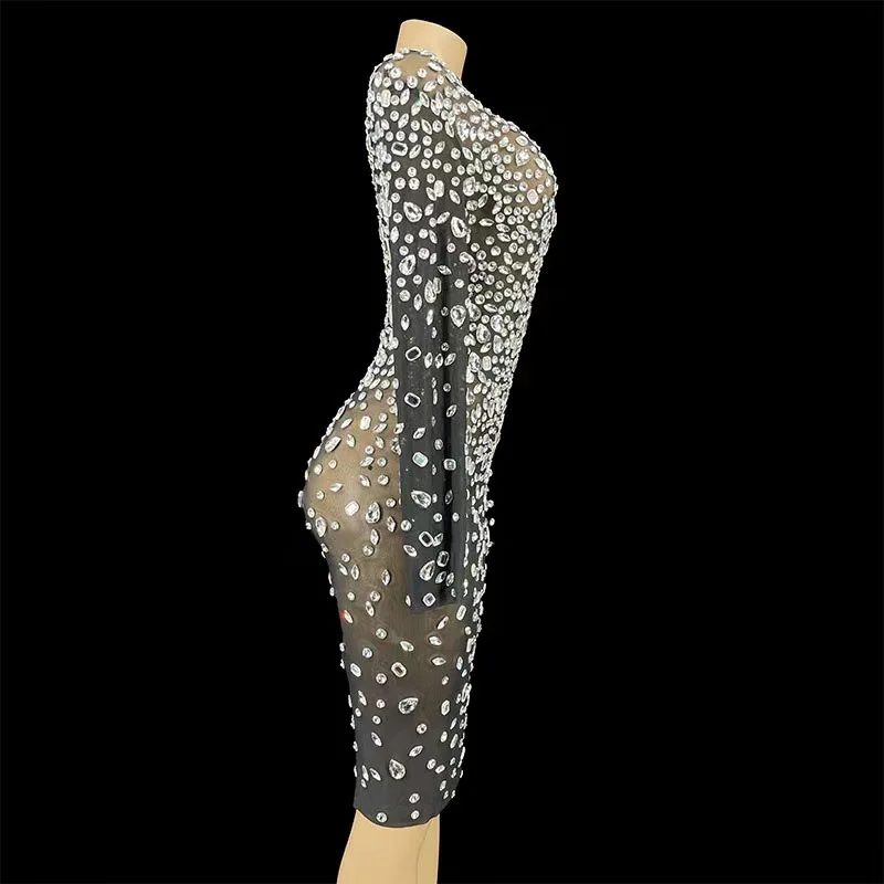 Party Sparkle Crystal Paillettes sexy Abito da sera da ballo Abito da cocktail al ginocchio Abiti eleganti da sera Abiti da compleanno Haute Qualité