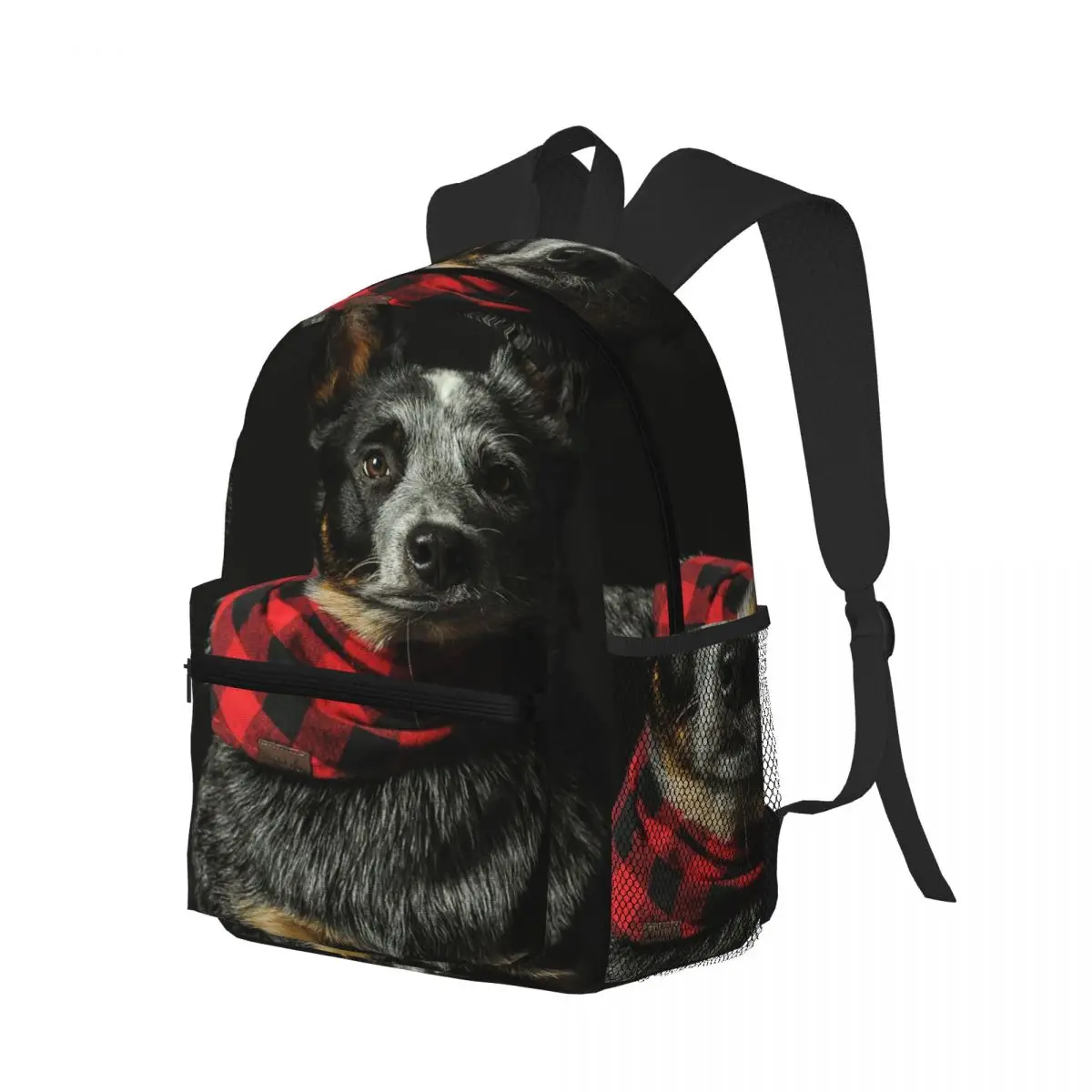 Australian Cattle Dog Student Backpack School Bag Hiking Travel Daypack for Boys Girls Bookbag Shoulder Bags