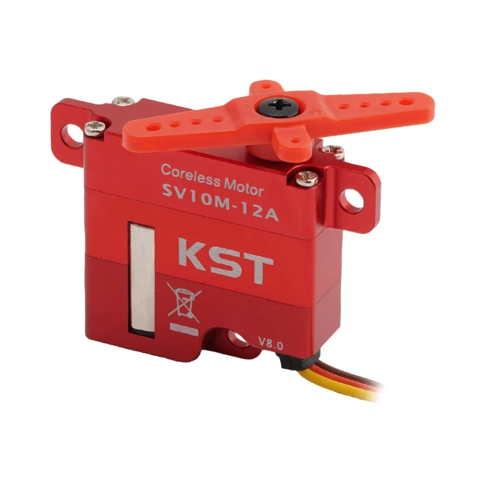 KST SV10M-12A SV10M-12B 9.0Kgf.cm 0.11sec Super High Voltage Programmable Soft Start Wing Servo for RC Gliders Servo Helicopter