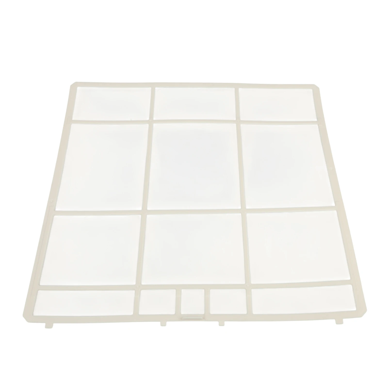 Dust screen accessory filter for air conditioner indoor hanging units designed to block dust and maintain efficiency