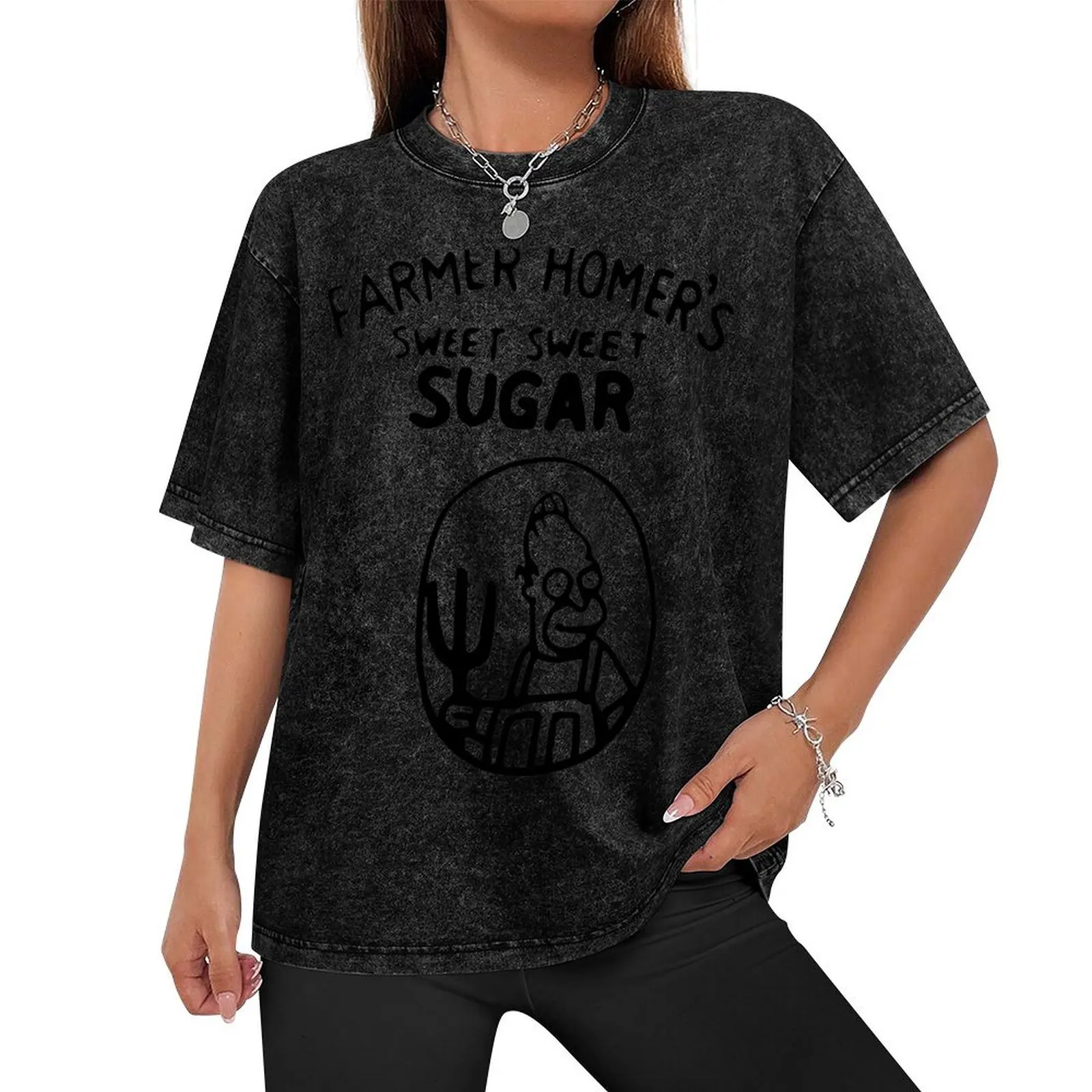 Farmer Homer's Sweet Sweet Sugar T-Shirt shirts graphic graphic tee shirt anime figures mens fashion