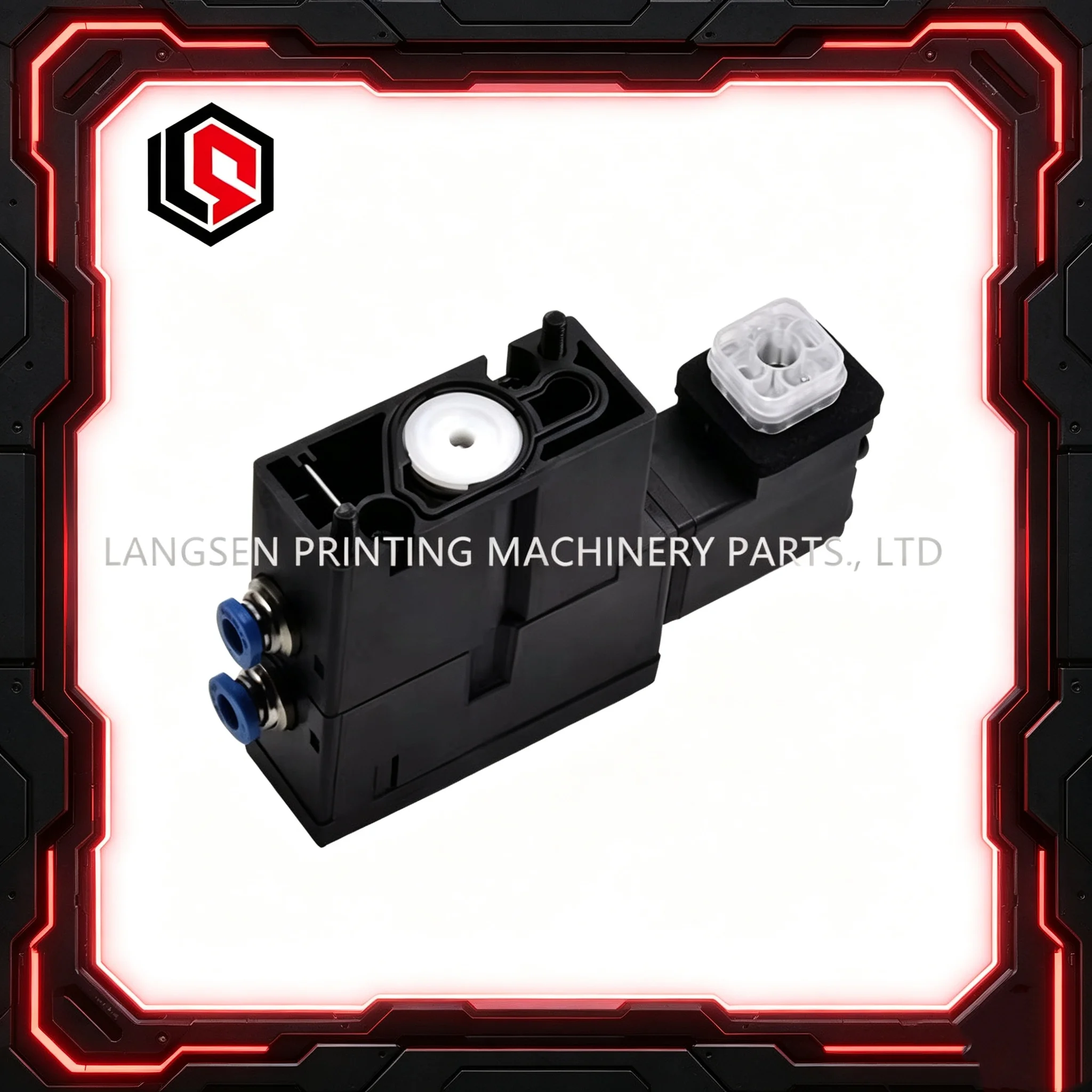 M2.184.1111 Heidelber Solenoid Valve MEBH-4/2-QS-4-SA HIGH QUALITY PRINTING PARTS