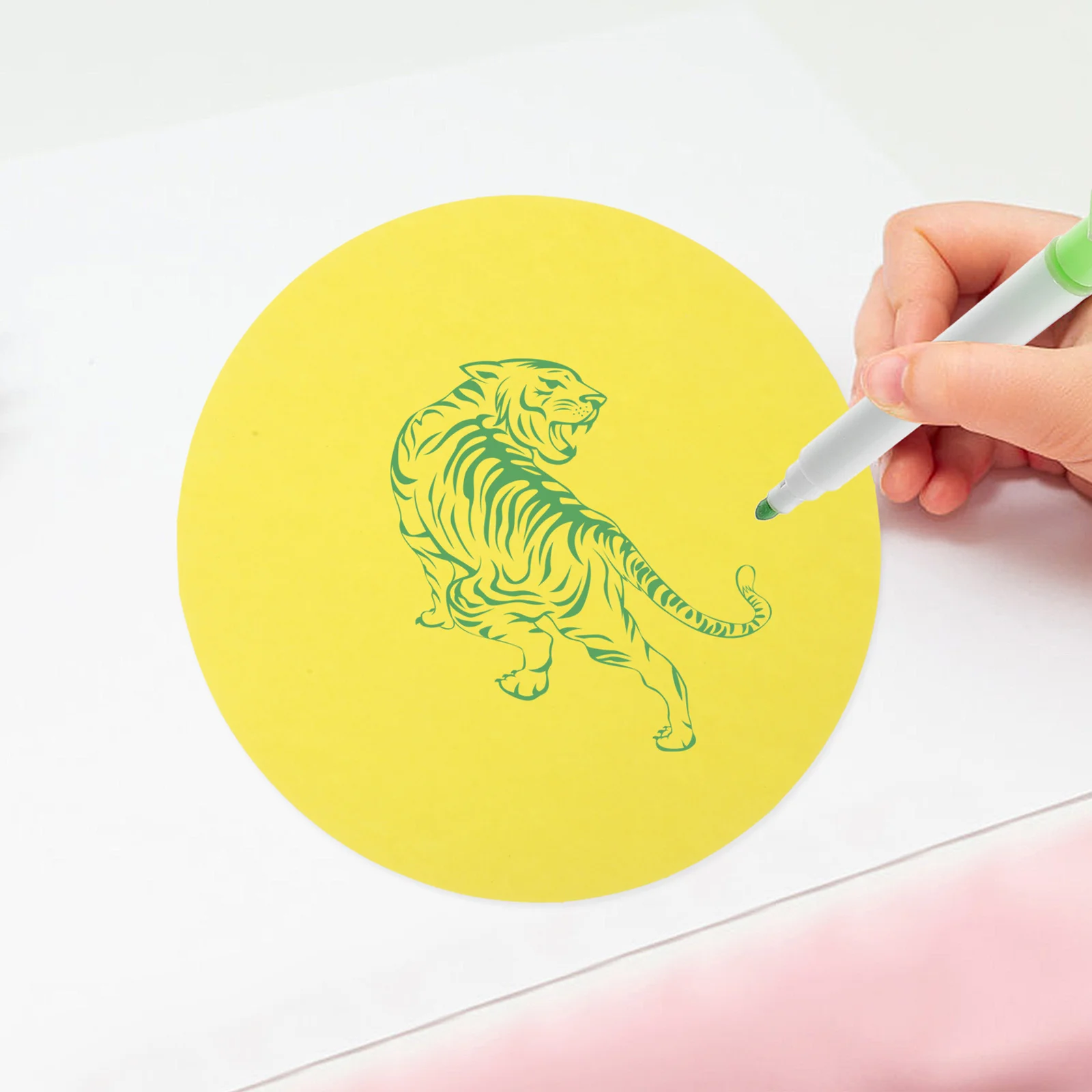 

Handmade Diy Card Paper Round Thick Painting Paper For Drawing Sketch Watercolor Greeting Cards Craft Projects Art