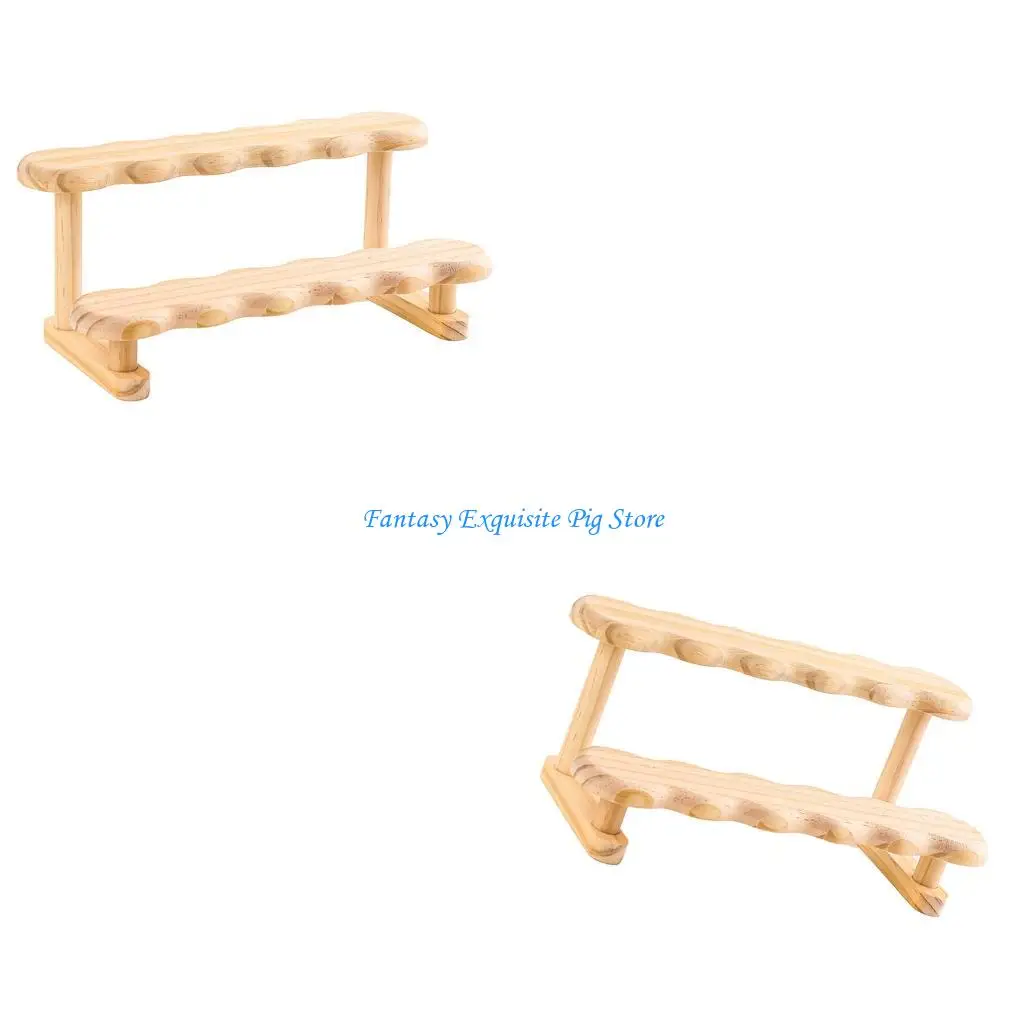 

Modern 2 Layer Display Shelf Natural Structure Jewelry Organizers Unit