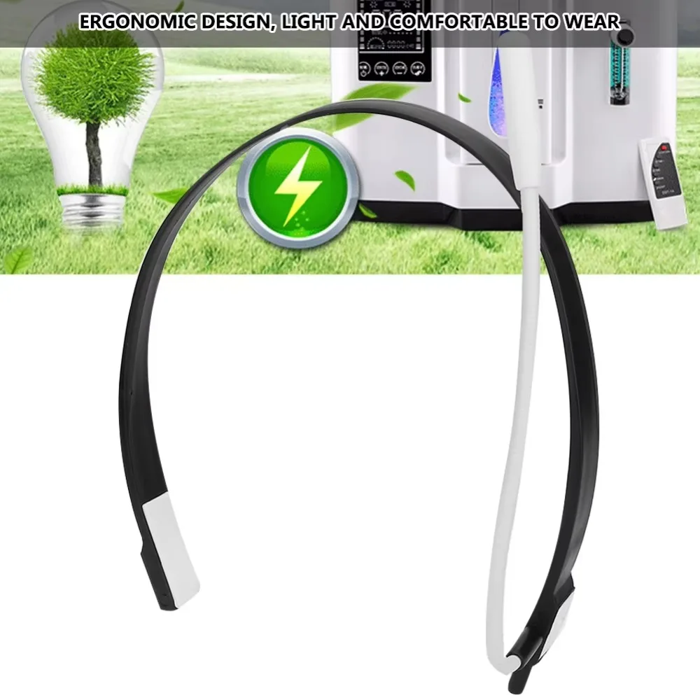 Household Ear Hook Oxygen Inhaler Headset Oxygen Generator Machine Medical Equipment Accessory Ergonomics Lightweight Durable