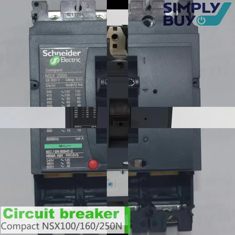 NSX Compact Circuit breaker  NSX400/630F  MCCB   NSX630F - Micrologic 2.3 - 630 A - 3 poles 3d   LV432876