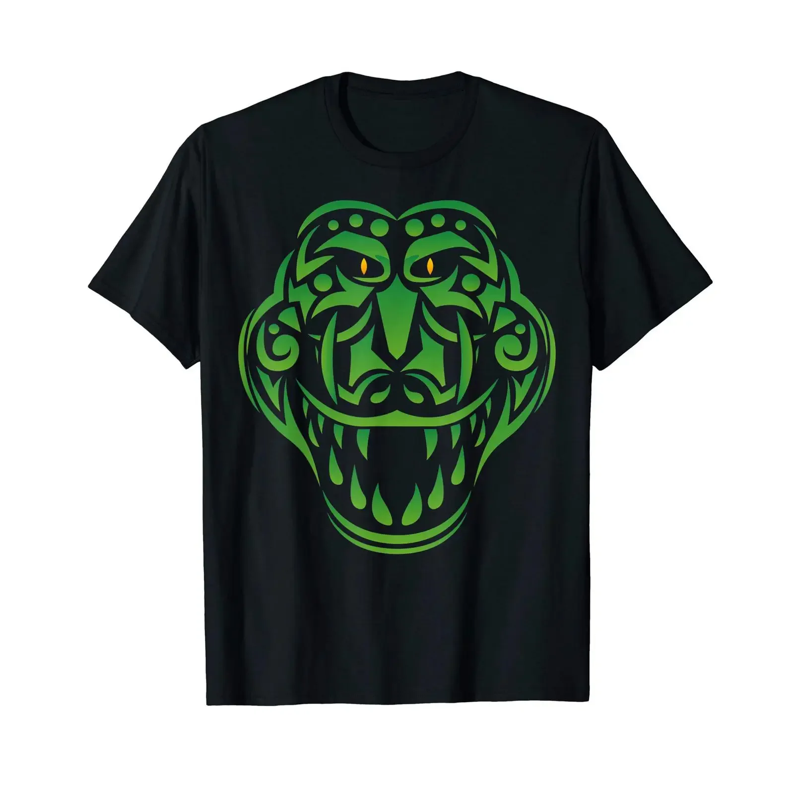 Polynesian Tribal Crocodile Tattoo Style Alligator T Shirt vintage Washed Breathable Top For Everyday Wear homme Unisex fashion