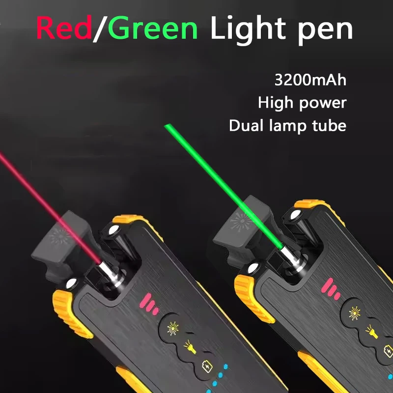 Fiber Optic Test Visual Fault Locator 15/30/50mw Rechargeable Battery 3200mAh VFL Laser Pen Power Bank Fiber Optic Cable Tester