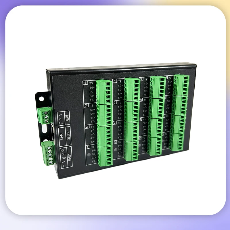 4-16 Channel Load Cell Transmitter RS485 Ethernet Signal Amplifier for Multi-Sensor Force Data Acquisition in Industrial Systems