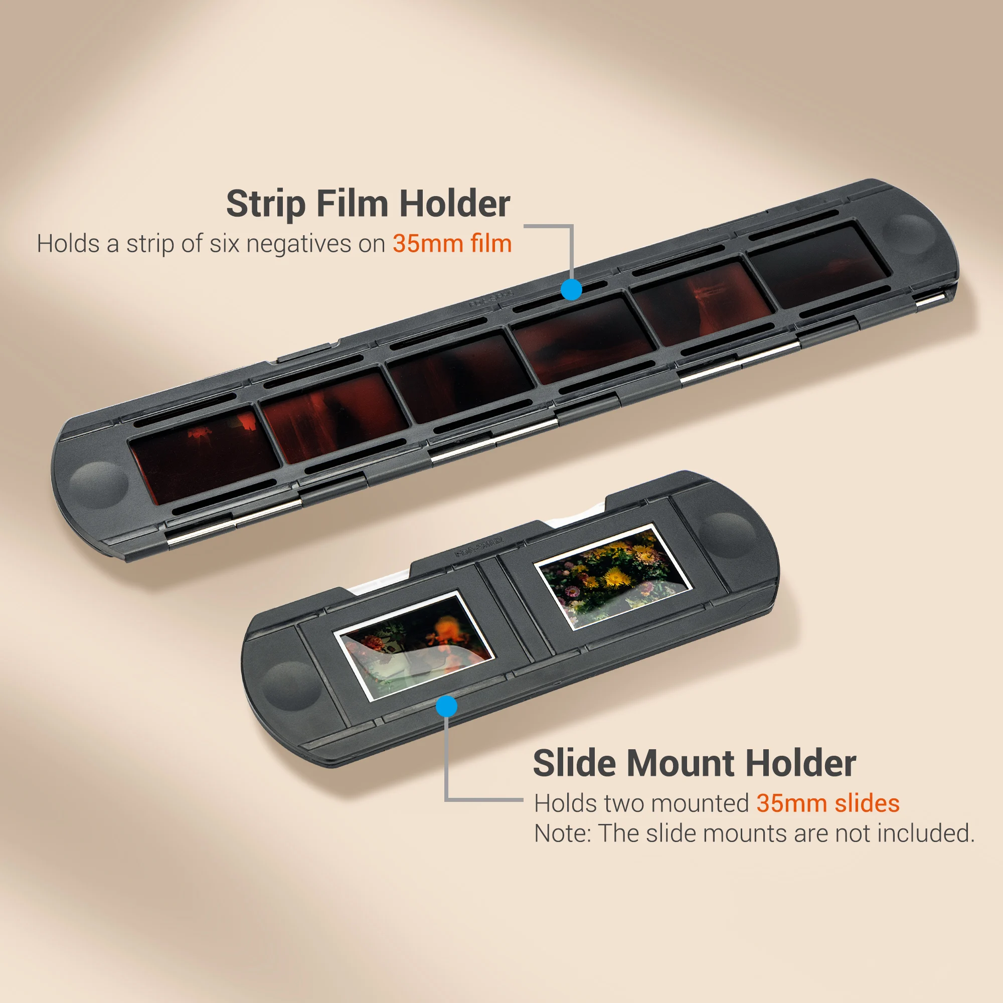 JJC Film Digitizing Adapter Set for 35mm Film Negative Film Copying Digitize Negative Slides Scanner Accessories(NO LDE Light)