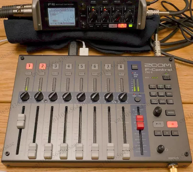 F-Control Mixing Control Surface Compatible with ZOOM F8 Series Recorders for Filmmakers