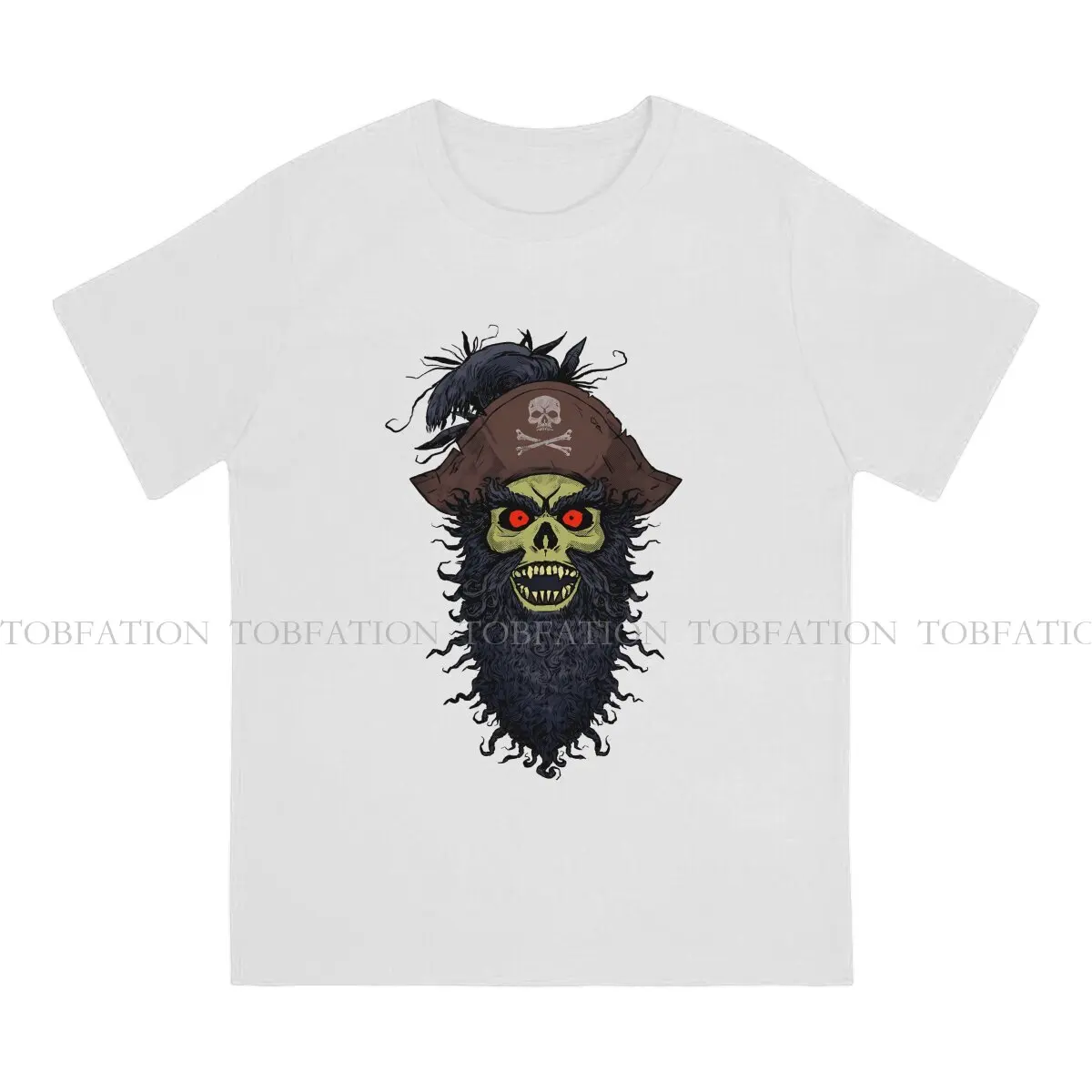 Monkey Island Game Man TShirt The Dreaded Zombie Pirate LeChuck Individuality T Shirt 100% Cotton Graphic Sweatshirts New Trend