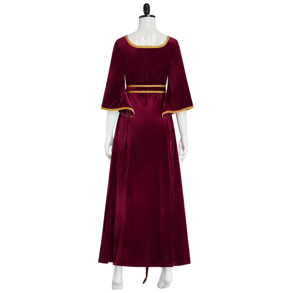 

Movie Mother Gothel Dress Cosplay Costume Outfit Suit Halloween Carnival Costume for Adult Women Girls