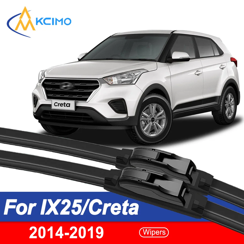 Frontscheibe Wischer Klinge Für Hyundai IX25 Creta 2014 2015 2016 2017 2018 2019 Auto Wischer Klinge 2PCS Auto zubehör