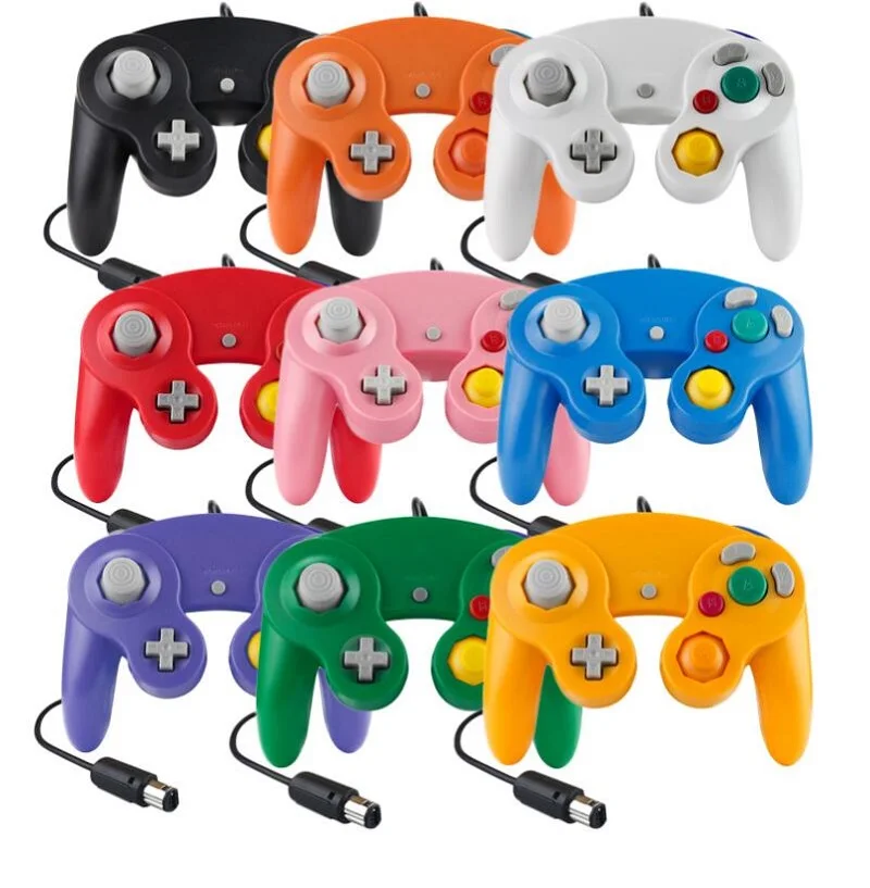 100pcs Wired Game Controller Gamepad With One Button for Game Cube NG