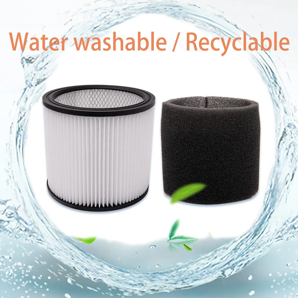 Shop-Vac 90350 90304 90333 교체 필터, 대부분의 습식 건식 진공 청소기에 적합, 5 갤런 이상