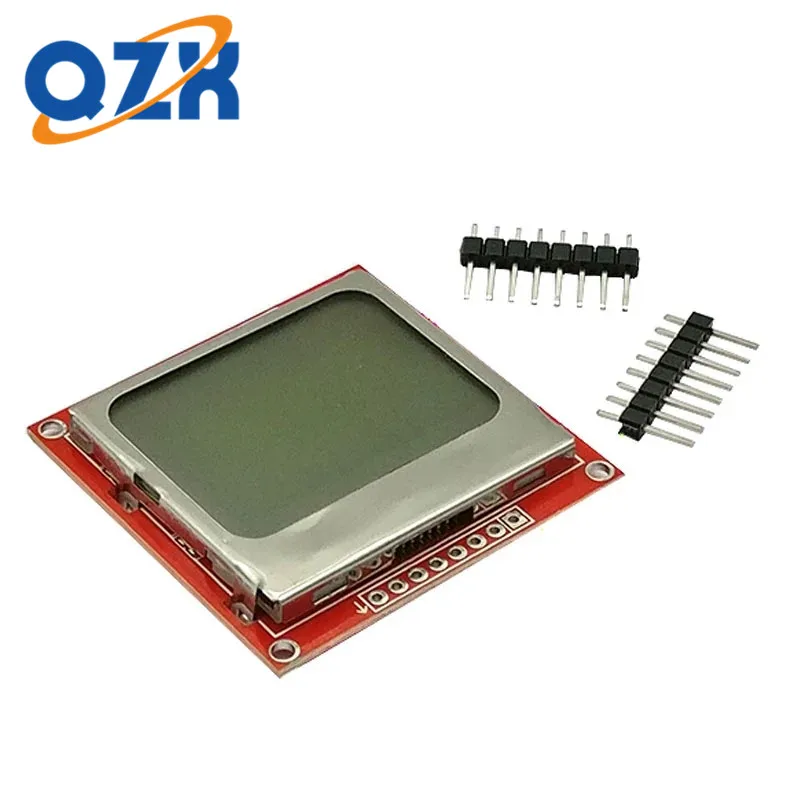 Smart Electronics LCD Module Display Nokia 5110 LCD Red Screen LCD Module Red PCB Screen for Arduino