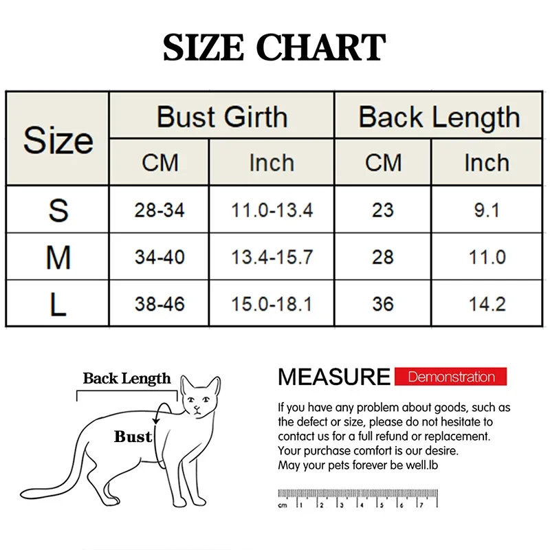 Breathablecat Cat Weaning Suit Anti-licking Recovery Clothes Kitten Sterilization Vest for Small Medium Dog Cat Pet Care Clothes