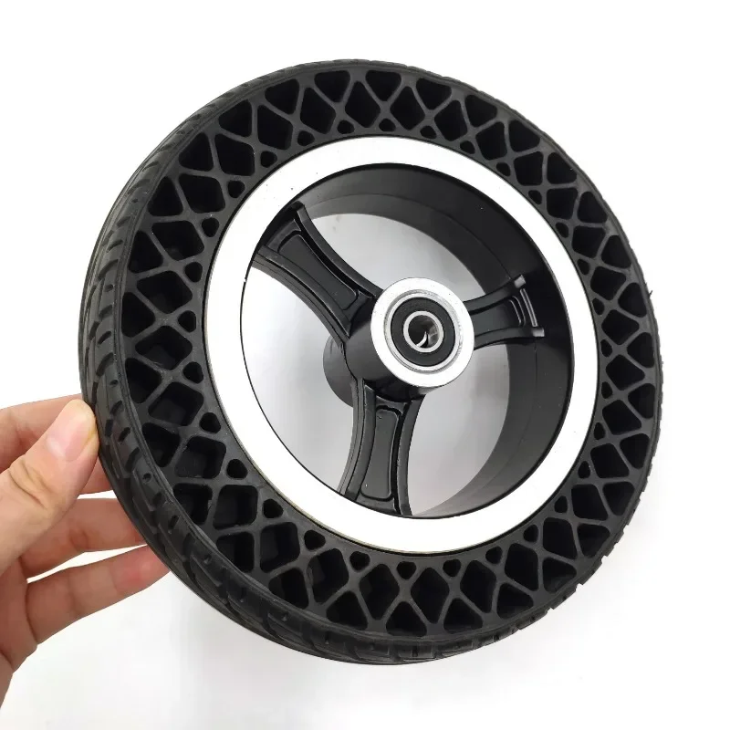 200x50 Honeycomb wheel tyre with alloy hub 8 inch solid tire stab-proof, wear-resistant and non inflatable 200*50