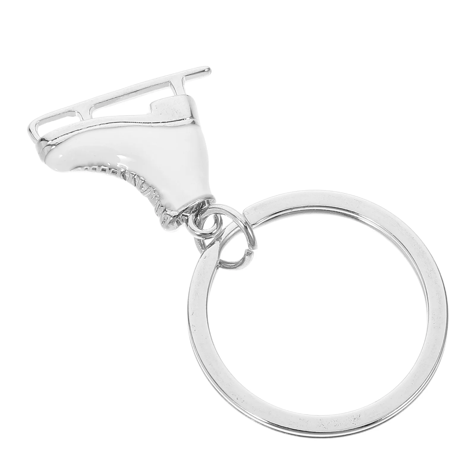 

Skate Keychain Skating Accessories Crimp Bead Ice Roller Ring Rack Jewelry Alloy