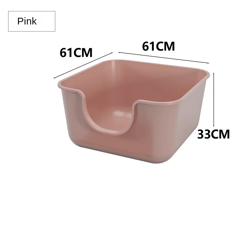 Imagem -06 - Bedpans à Prova de Vazamentos para Gato wc de Treinamento Bacia de Lixo de Gato Modo Estilo Gigante Anti Respingo Externo Suprimentos Abertos Integrados de Formigas