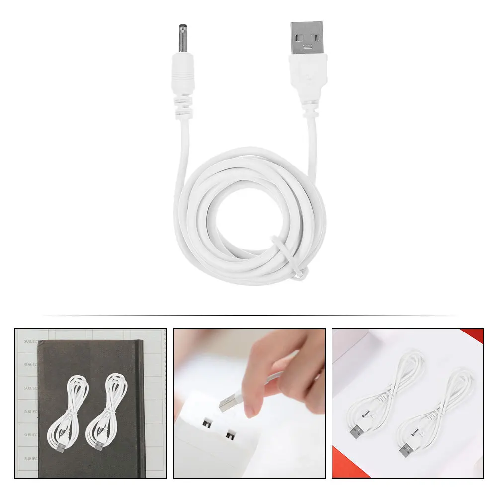 4Pcs USB to Dc Charging Cable 3.5x1.35mm Durable Fast Charging USB Dc Adapter Cable Replacement Instrument Cord