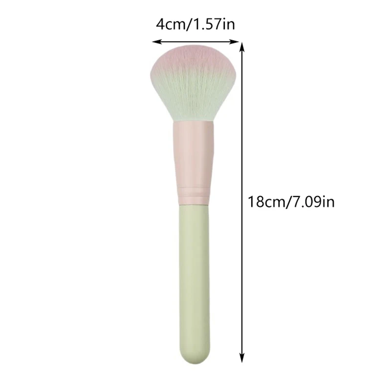10/12 Pcs Pro Makeup Brush Set with Ergonomic Crescent Handle, Full Face Set for Foundation, Powder, Eyeshadow & Blush