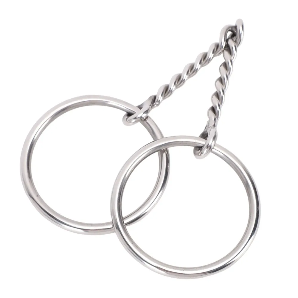Stainless Steel Professional Snaffle Bit Lightweight Rust Resistant Stainless Steel Horse Bit 295MM Smooth Sliding Action