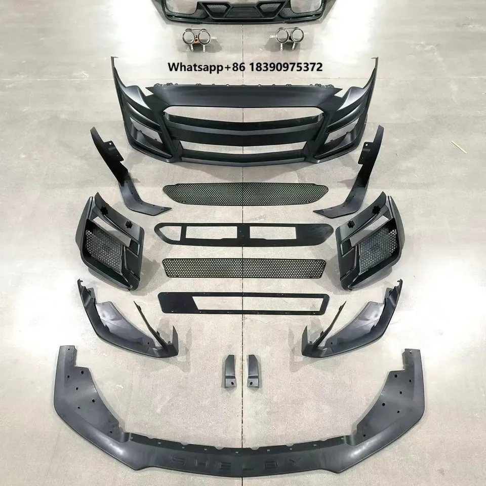 PP Material of Body Kit for 2018-2020 Mustang Upgrade to GT500 Shelby Great Performance