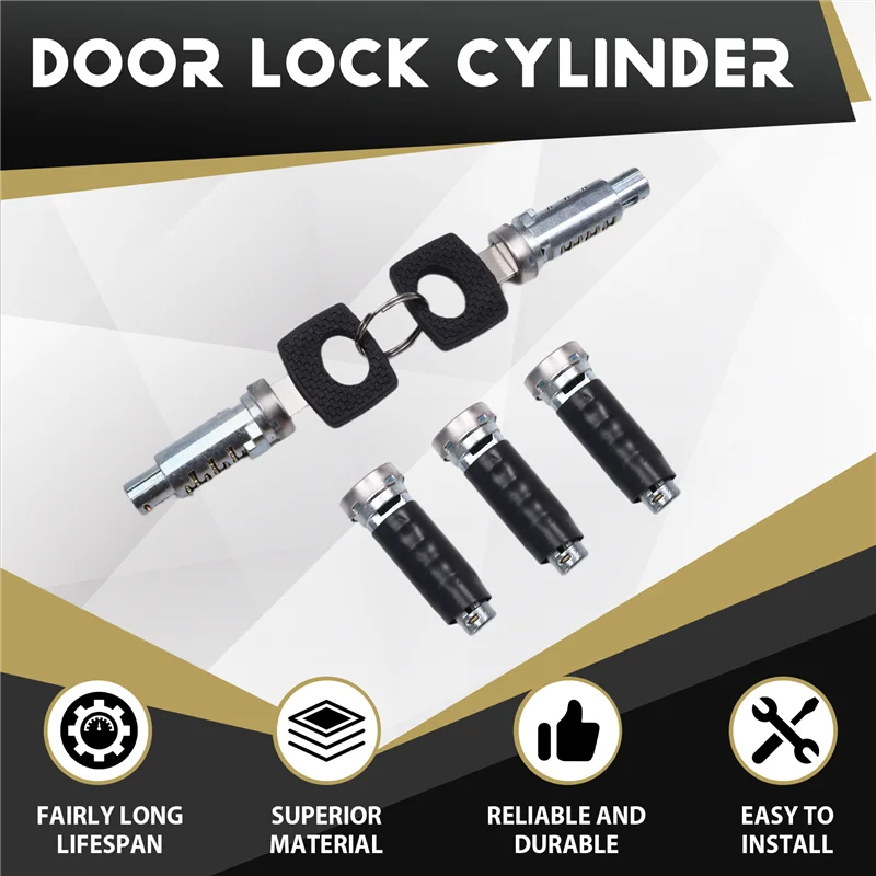 AY03-6707600205 خمسة قطعة قفل الباب برميل مع 2 مفاتيح نفس ل LT مرسيدس سبرينتر فيتو W638 أي باب العلامة التجارية الجديدة