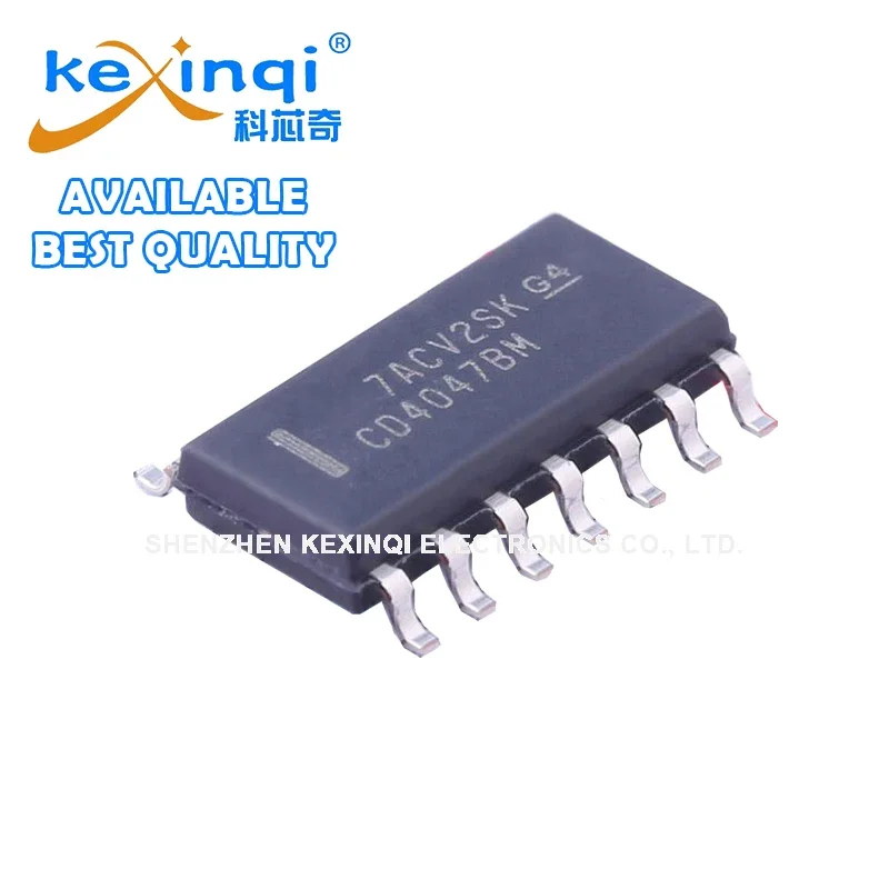 5pcs/lot   Authentic CD4047BM96 SOIC-14 CMOS Low-power Monostable/unstable Multivibrator