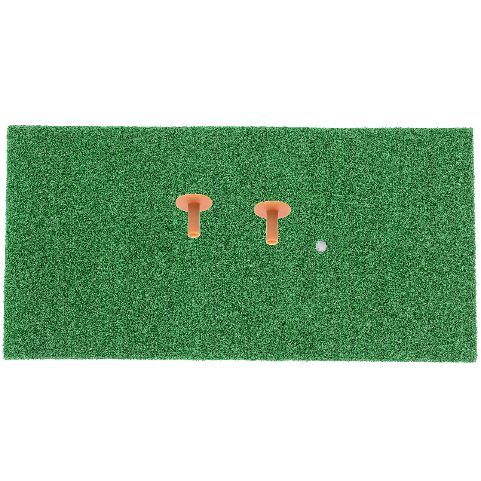 

1 Set High Quality Golf Practice Hitting Mat Realistic Turf Training Aid Indoor Outdoor Home Sports Supplies 1 Mat 2 Tees