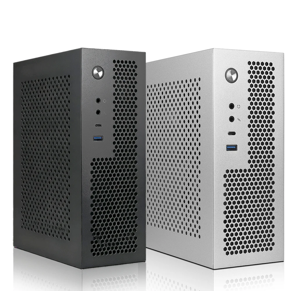 Compact Mini-ITX Case for Small 1U PSU, Support 2.5/3.5