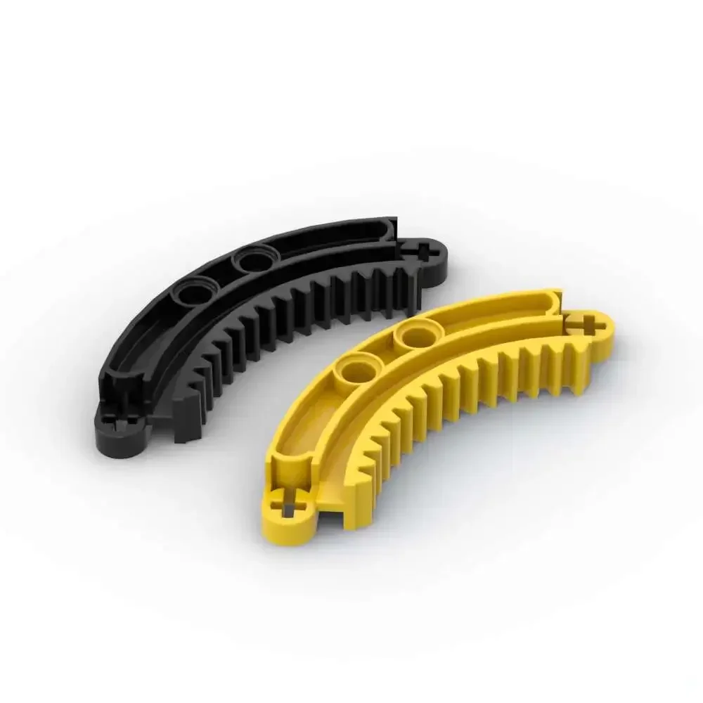 MOC 1PCS Replaceable 78442 6x6 Bricks Curved Gear Rack Building Block High-Tech Fascinating Toys Adults Kids Special Day Gift