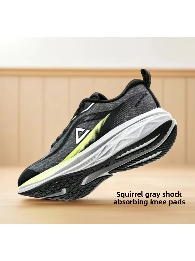 Los zapatos para correr Peak Tai Ji son zapatos casuales ligeros, elásticos, que absorben los golpes, antideslizantes y amortiguadores para el invierno.