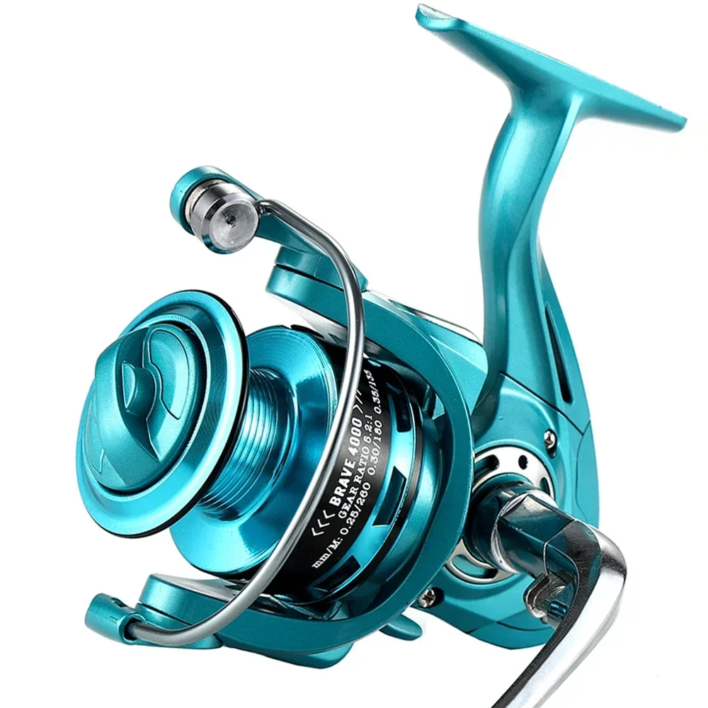 1000-7000 Fishing Spinning Reel 5.2:1/4.7:1 Gear Ratio Carp Fishing Reel Metal Line Ultralight Surfcasting Cup Fishing Tackle