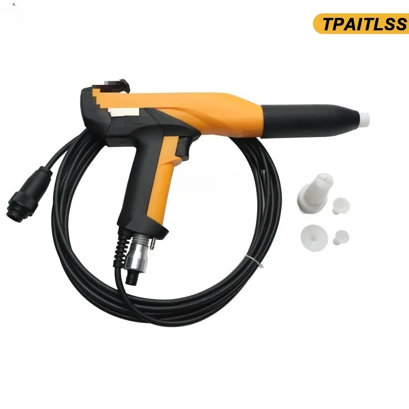 Tpaitlss for Gm03 Flx2 Electrostatic Powder Coating 1008070 Manual Cable 6m Gun Line 2PCS Nozzle