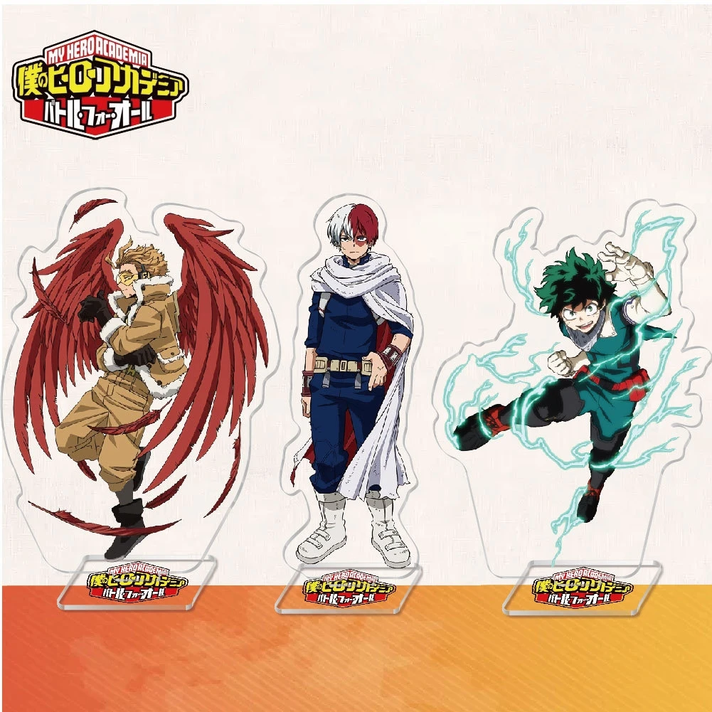 Anime My Hero Academia Acrylic Stand Boku No Hero Academia Figures Manga Figurines Garage Kits Miniatures Model Toy GK Ornaments