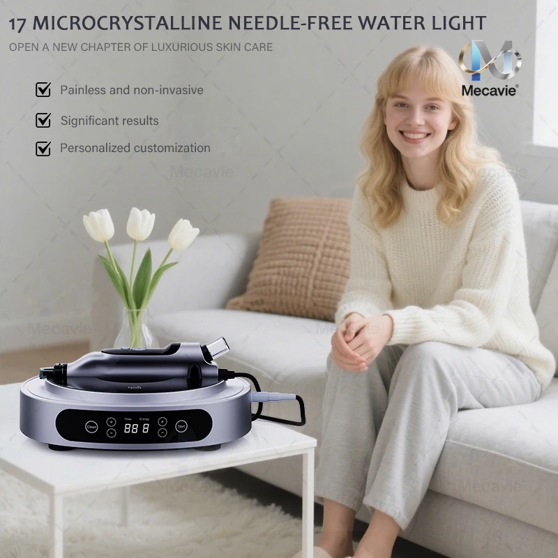 ترطيب الوجه العميق غير المؤلم يرطب شد الوجه ومضاد للشيخوخة وإزالة حب الشباب نانو I7 مقياس كثافة البلورات الدقيقة