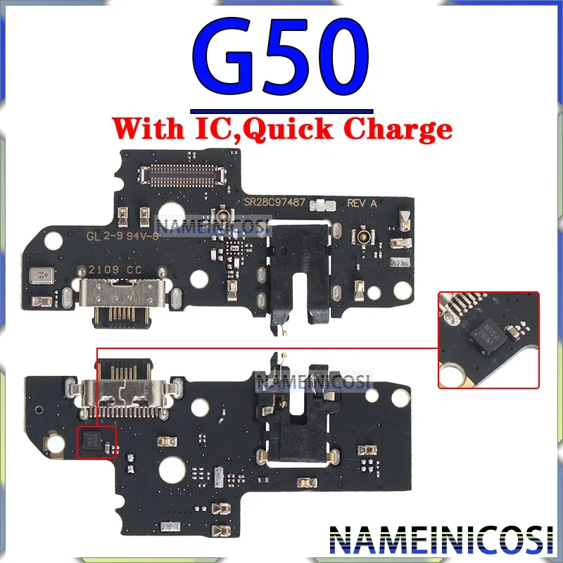 Usb Dock Charger for Motorola Moto Connector Ports G100 G200 G30 G40 G50 G60S G9 Power Plus Play Charging Board Module Flex